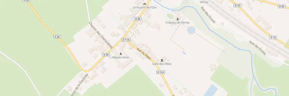 Plan du 7 Rue du Pâtis à Verrey-sous-Salmaise