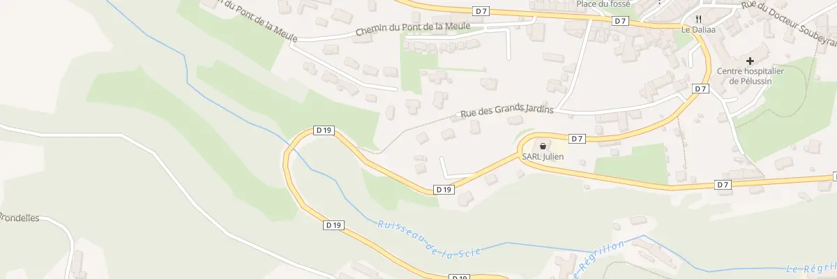 Plan du 6 Rue du Contour Lombard à Pélussin