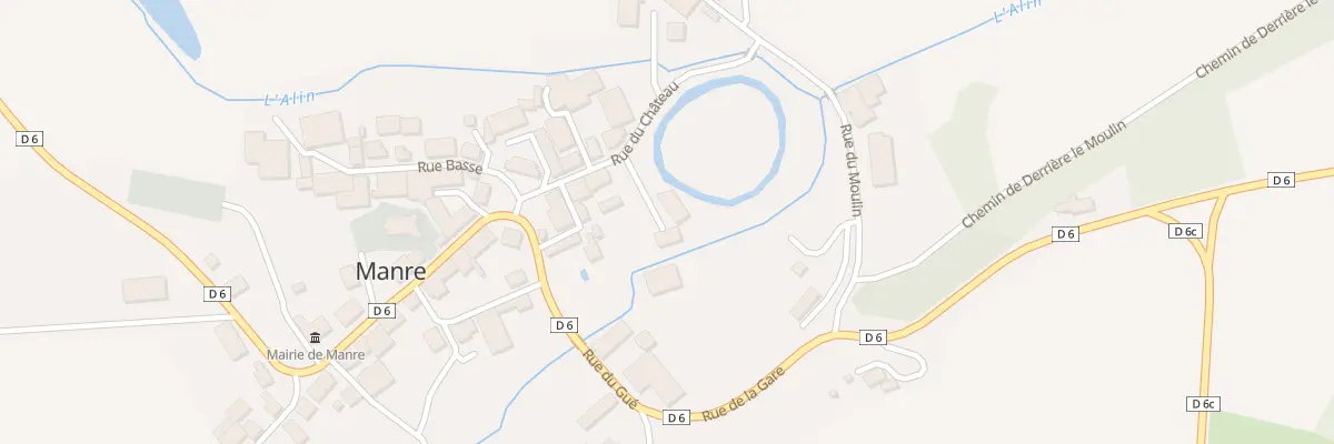 Plan du 4 Rue du Chateau à Manre