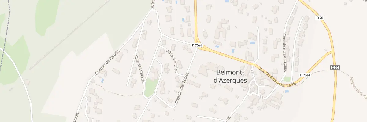 Plan du 48 All des Lilas à Belmont-d’Azergues
