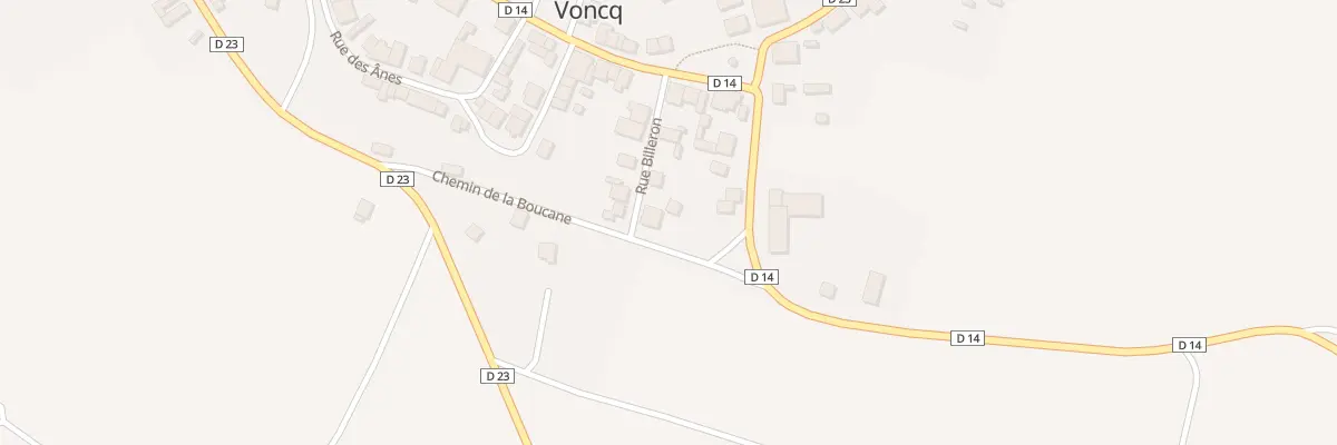 Plan du 2 Rue de la Boucane à Voncq