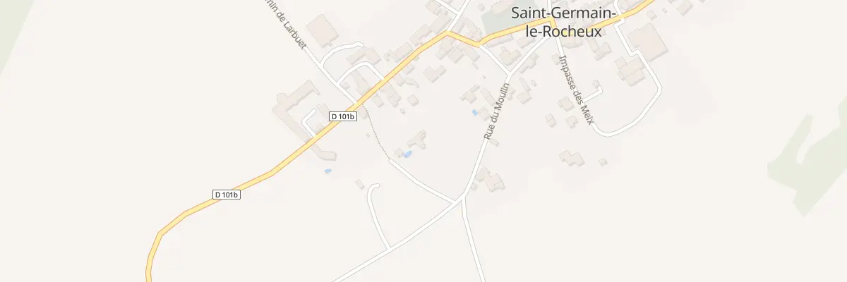 Plan du 1 Che des Pruniers à Saint-Germain-le-Rocheux