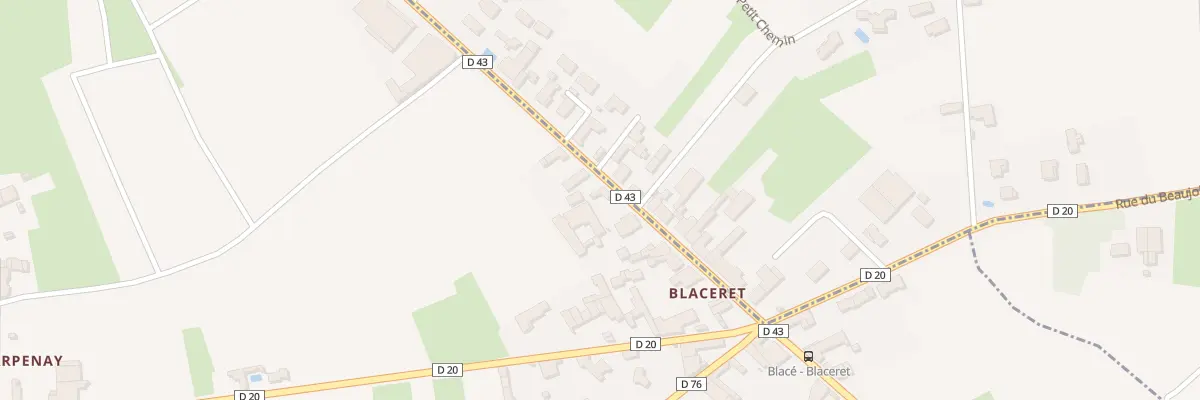 Plan du 1561 Rte du Beaujolais à Blacé