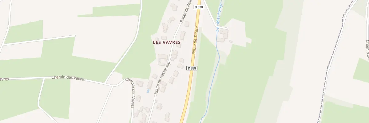 Plan du 358 Rte des Passeloup à Porte des Pierres Dorées