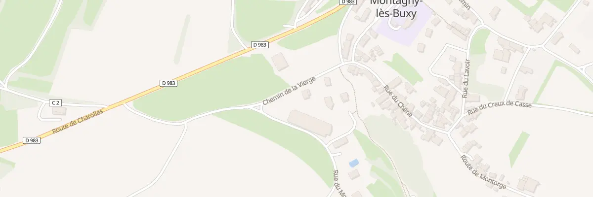 Plan du 3 Che de la Vierge à Montagny-lès-Buxy