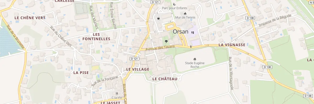 Plan du 6 Av des Tavans à Orsan