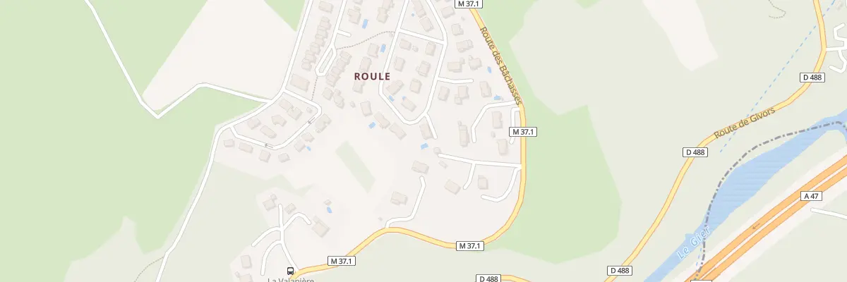 Plan du 25 Rue André Raimbourg à Tartaras