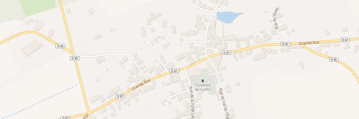 Plan du 37 Vc Grande Rue à Cunfin