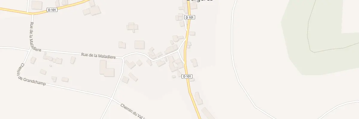 Plan du 9 Rue Bonne Fontaine à Bergères