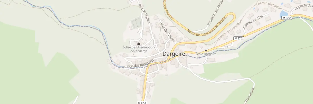 Plan du 3 Rue du Chateau à Dargoire