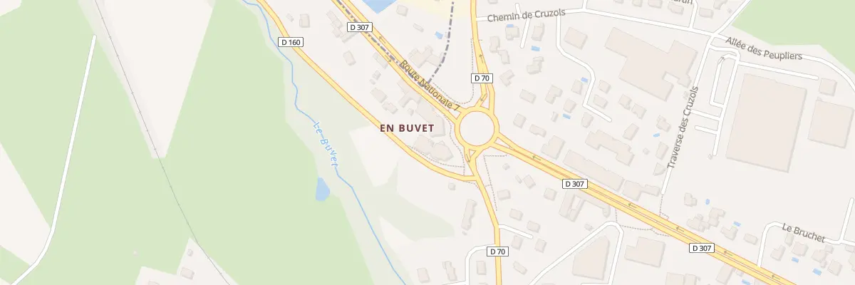 Plan du 6 Rte Napoléon à Lentilly