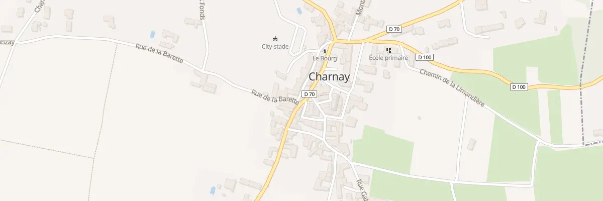 Plan du 10 Pl de l’Église à Charnay
