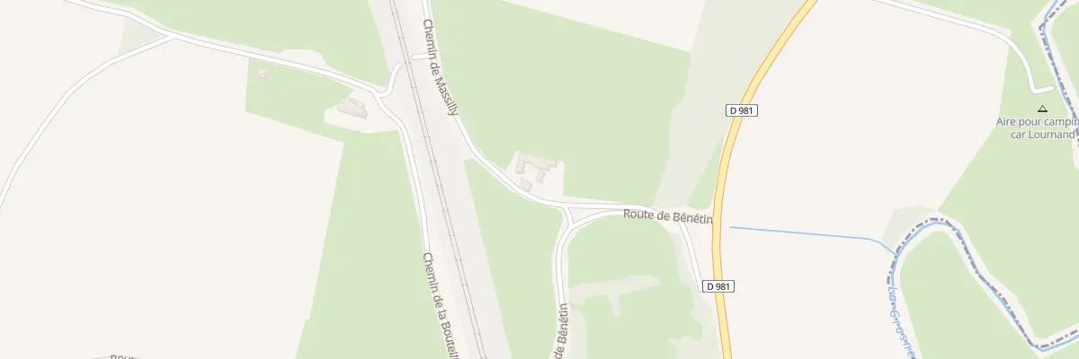 Plan du 5057 Benetin à Lournand