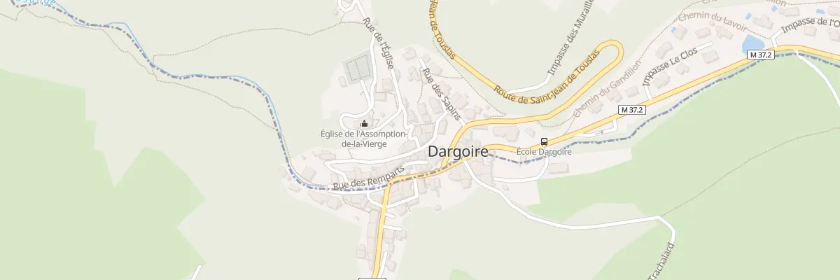 Plan du 5 Rue du Chateau à Dargoire