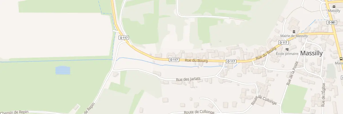 Plan du 38 Rue du Bourg à Massilly