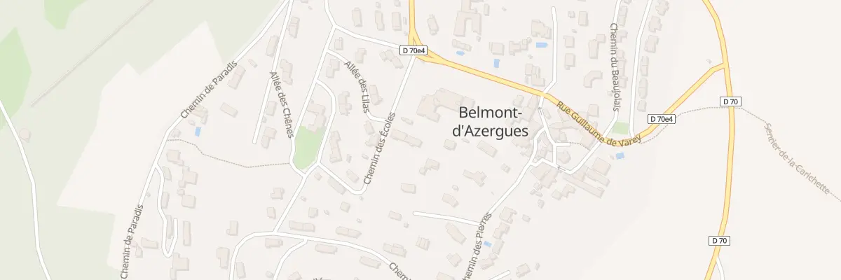 Plan du 131B Che des Ecoles à Belmont-d’Azergues