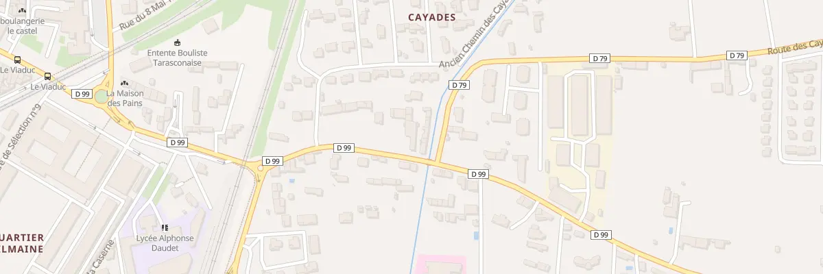 Plan du 160 Rte de Saint Remy à Tarascon