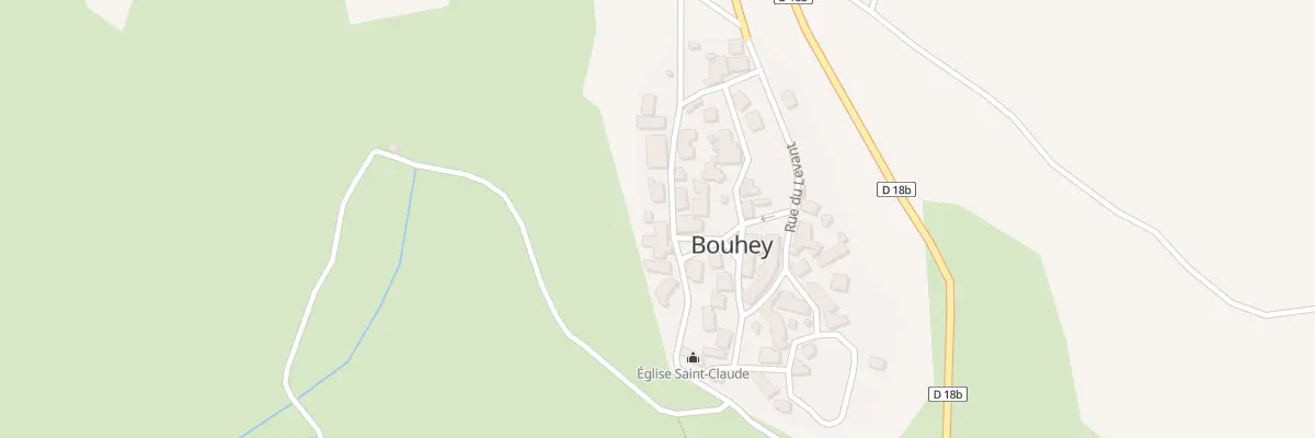 Plan du 16 Rue du Château à Bouhey