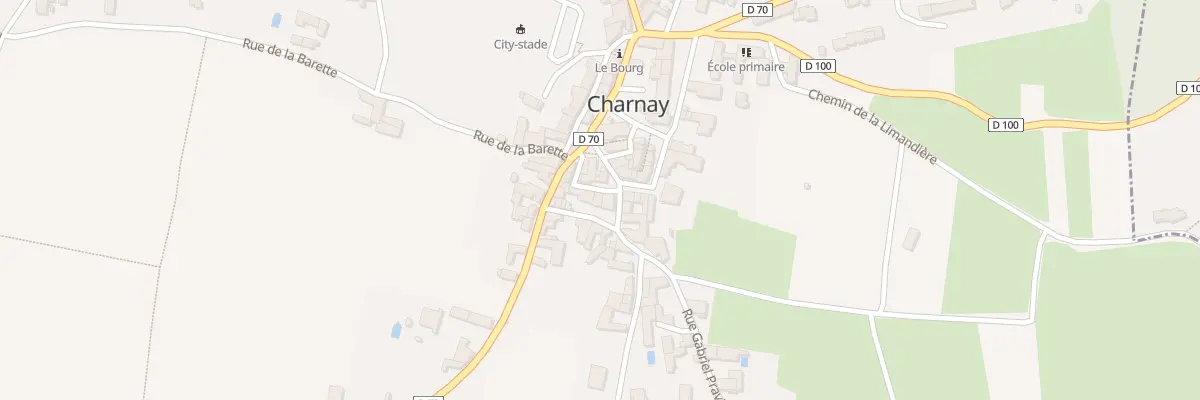 Plan du 50 Rue du Fer à Chat à Charnay