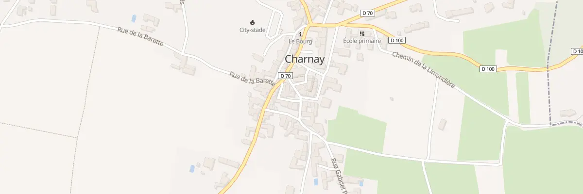 Plan du 30 Rue de la Poste à Charnay
