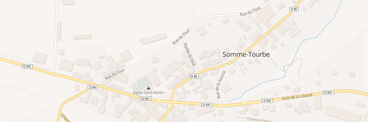 Plan du 5 Rue de la Vallée à Somme-Tourbe
