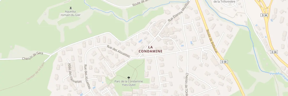 Plan du 9000 Rue des Loriots à Mornant