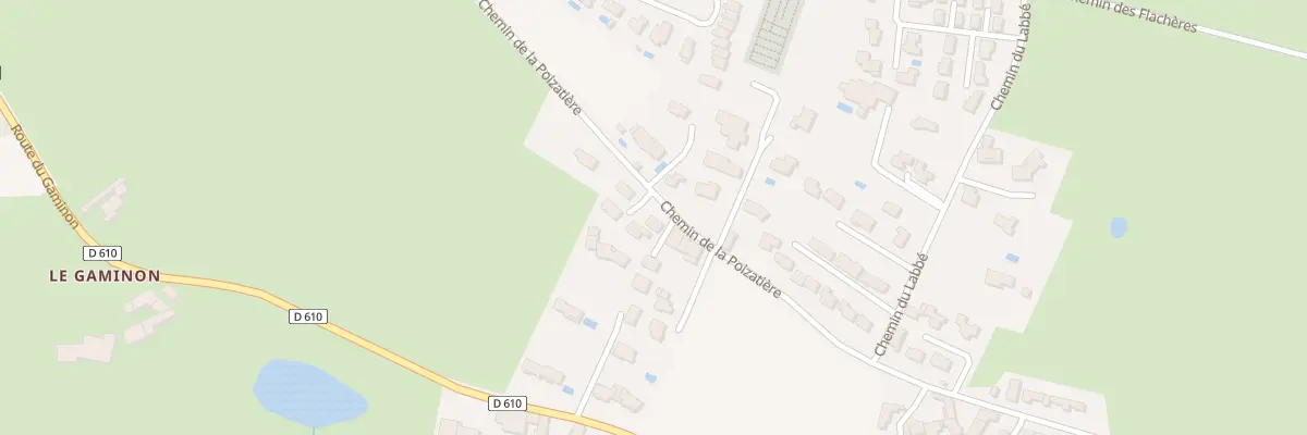 Plan du 392 Che de la Poizatière à Pollionnay