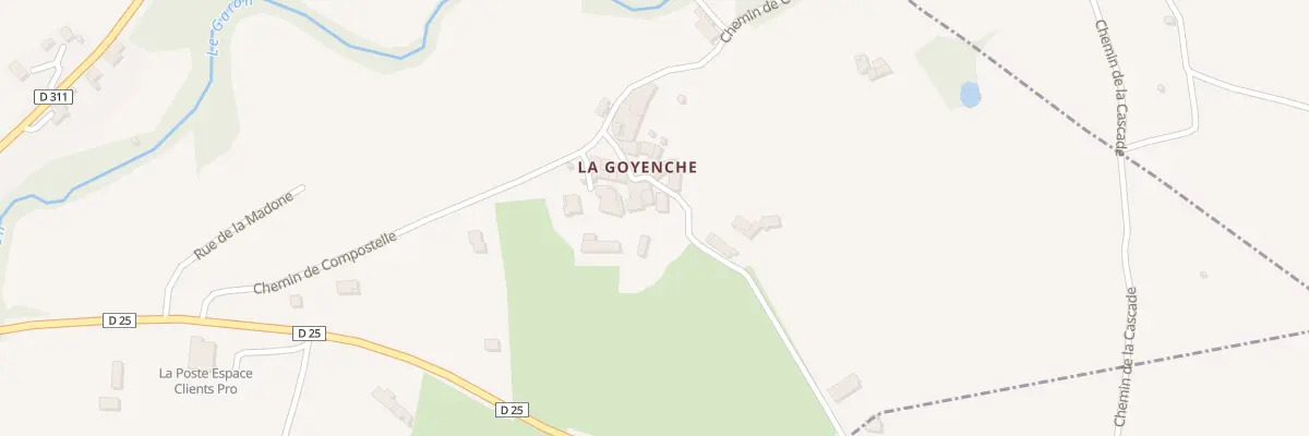 Plan du 6018 La Goyenche à Thurins