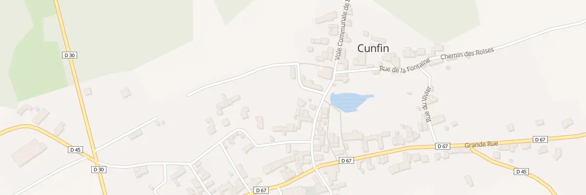 Plan du 9 Vc de Bar à Cunfin