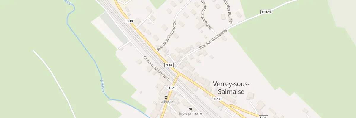 Plan du 3 Rue des Grapissots à Verrey-sous-Salmaise