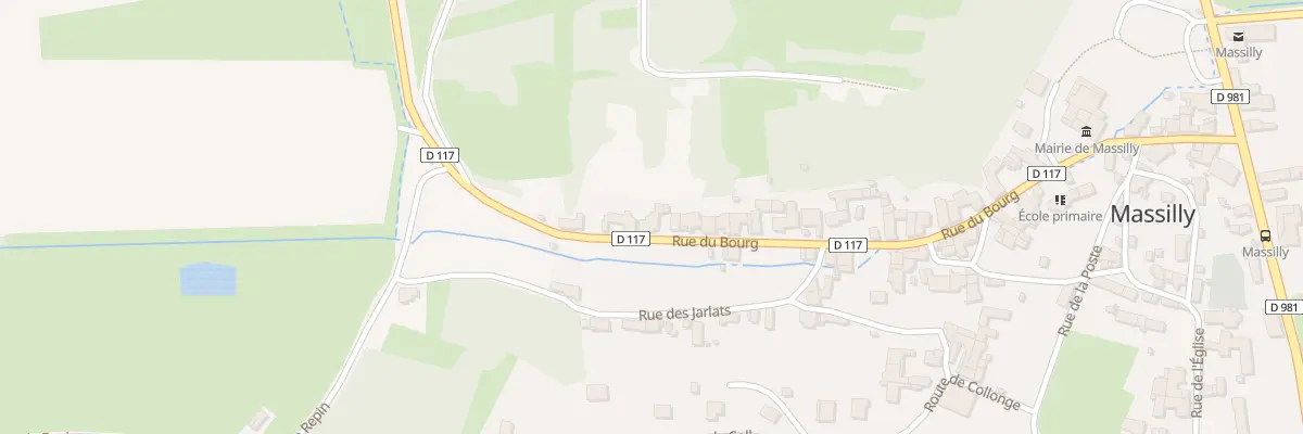 Plan du 36 Rue du Bourg à Massilly