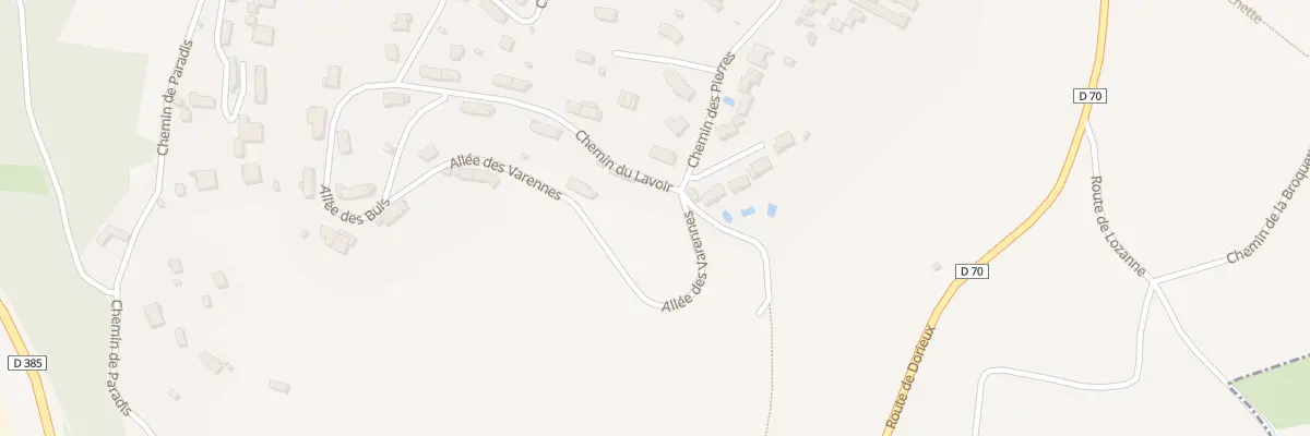 Plan du 369 All des Varennes à Belmont-d’Azergues