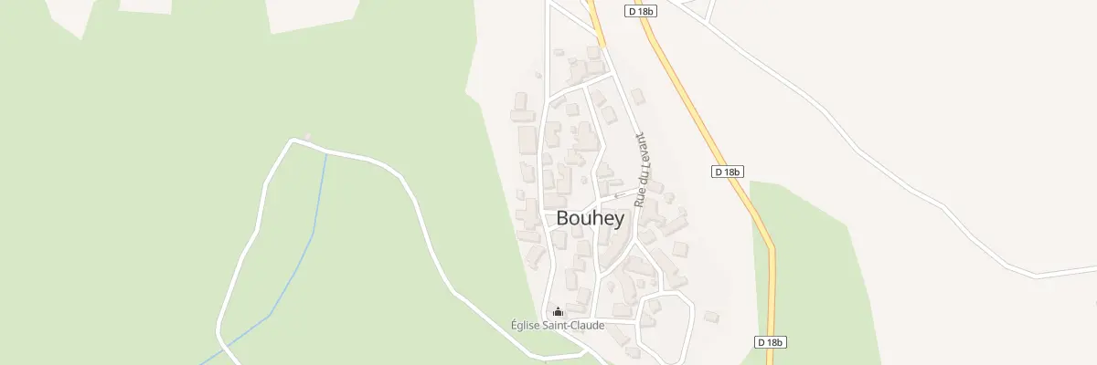 Plan du 11 Rue du Château à Bouhey
