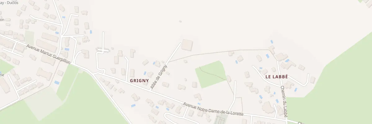Plan du 5023 All de Grigny à Pollionnay