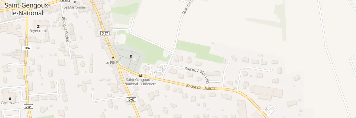 Plan du 5517F Rue du 8 Mai 1945 à Saint-Gengoux-le-National