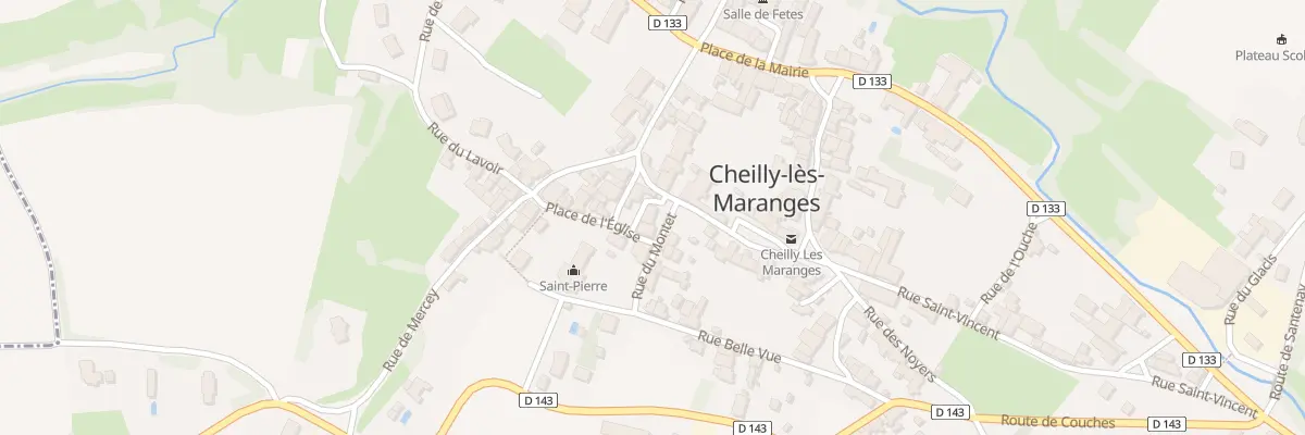 Plan du 2 Rue Saint Pierre à Cheilly-lès-Maranges