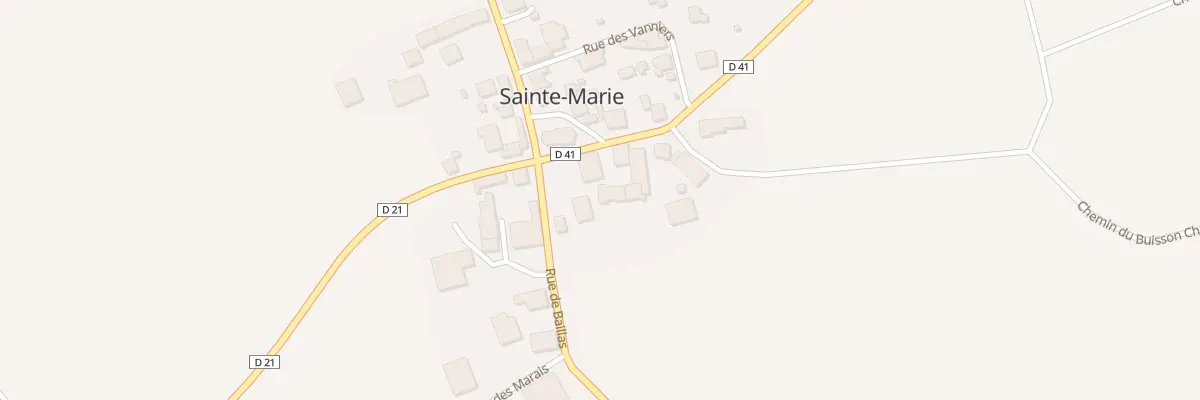 Plan du 2A Rue de l’Eglise à Sainte-Marie