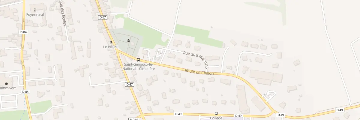 Plan du 4 Rue du 8 Mai 1945 à Saint-Gengoux-le-National
