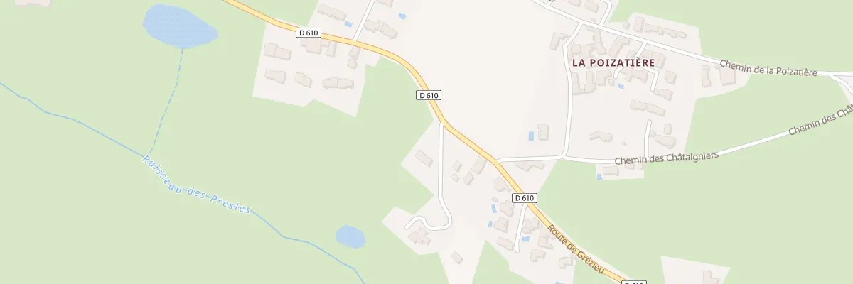 Plan du 720 Rte du Gaminon à Pollionnay