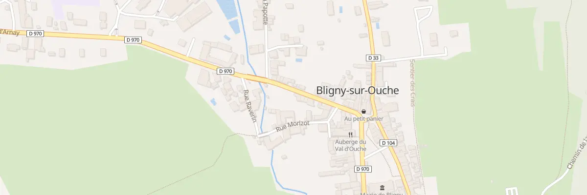 Plan du 13 Rue du Pont à Bligny-sur-Ouche