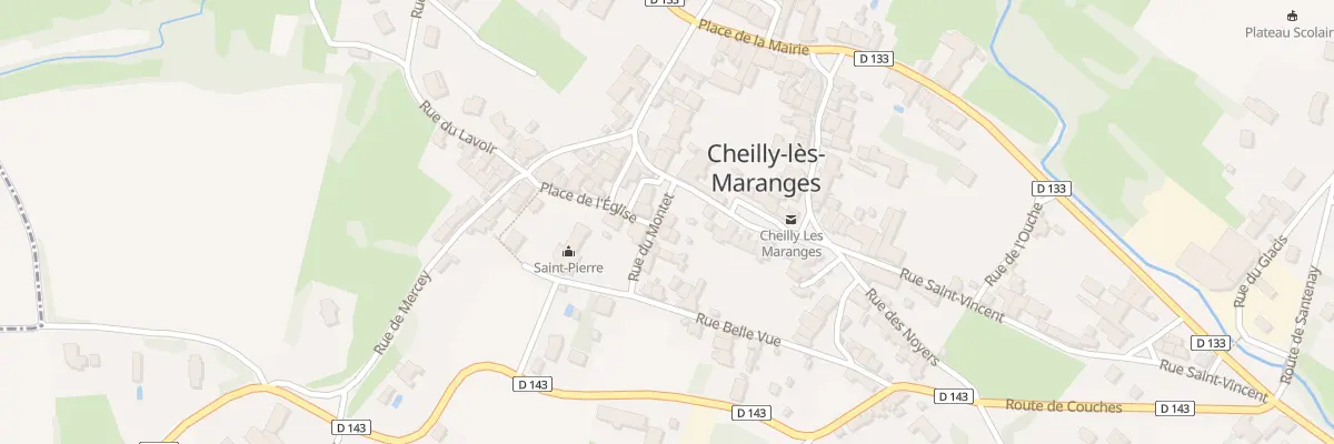 Plan du 1 Rue du Montet à Cheilly-lès-Maranges
