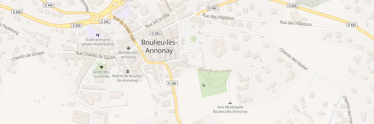 Plan du 9 Rue du Clocher à Boulieu-lès-Annonay