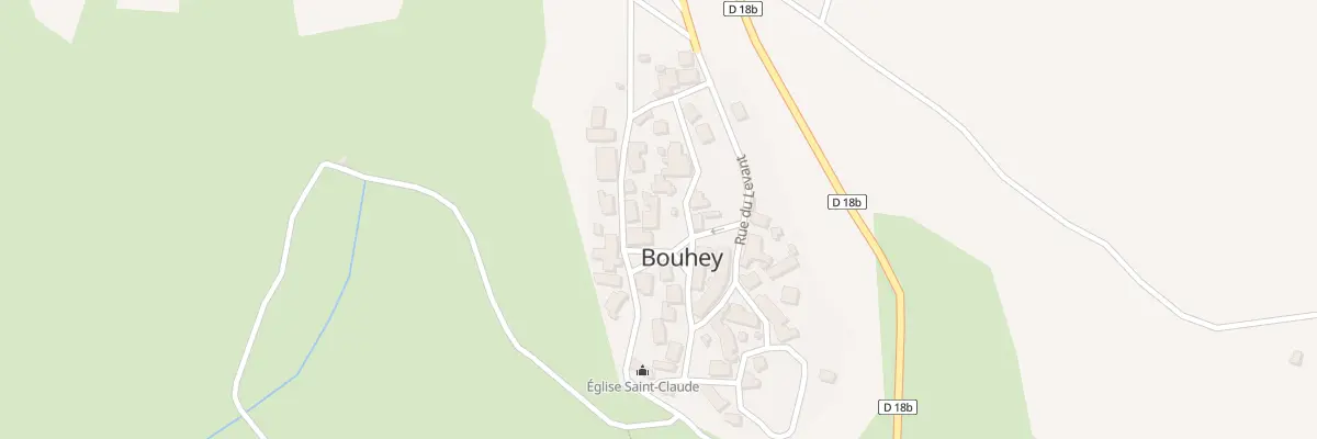 Plan du 10 Rue du Centre à Bouhey