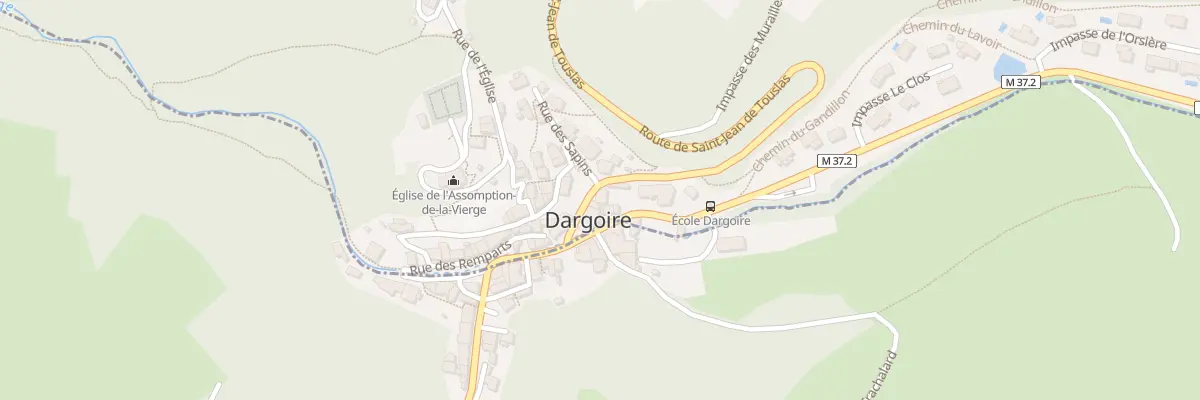 Plan du 5043 Le Bourg à Dargoire