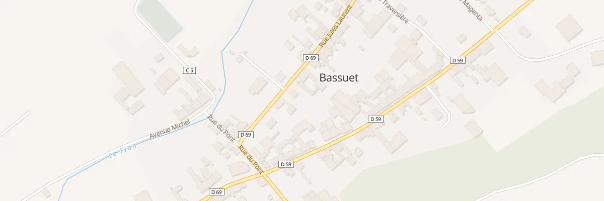 Plan du 10 Rue Jules Laurent à Bassuet