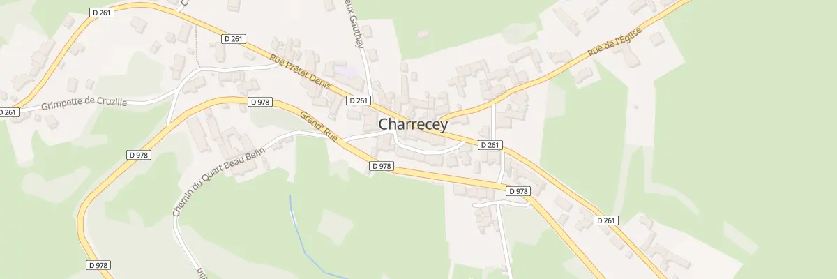 Plan du 5053 Le Bourg à Charrecey