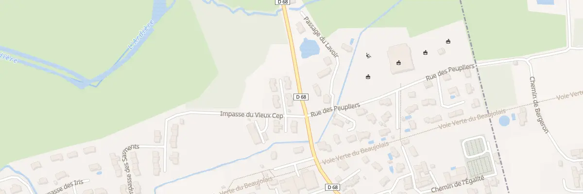 Plan du 55 Imp des Grumes à Cercié