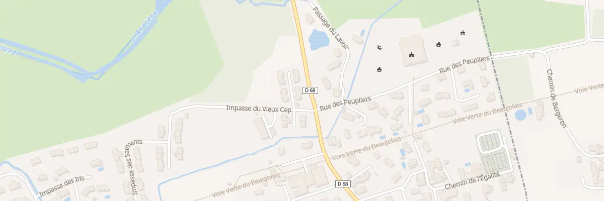Plan du 56 Imp des Grumes à Cercié