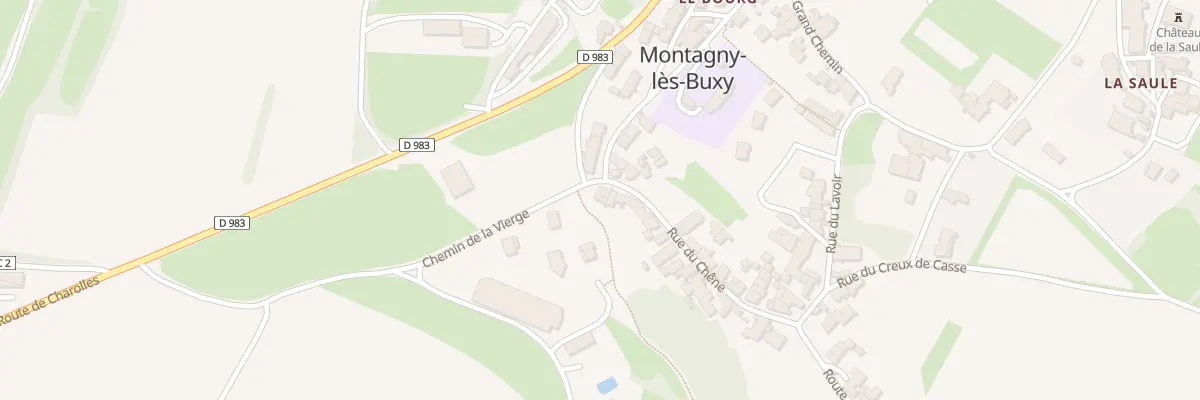 Plan du 21 Rue du Chêne à Montagny-lès-Buxy