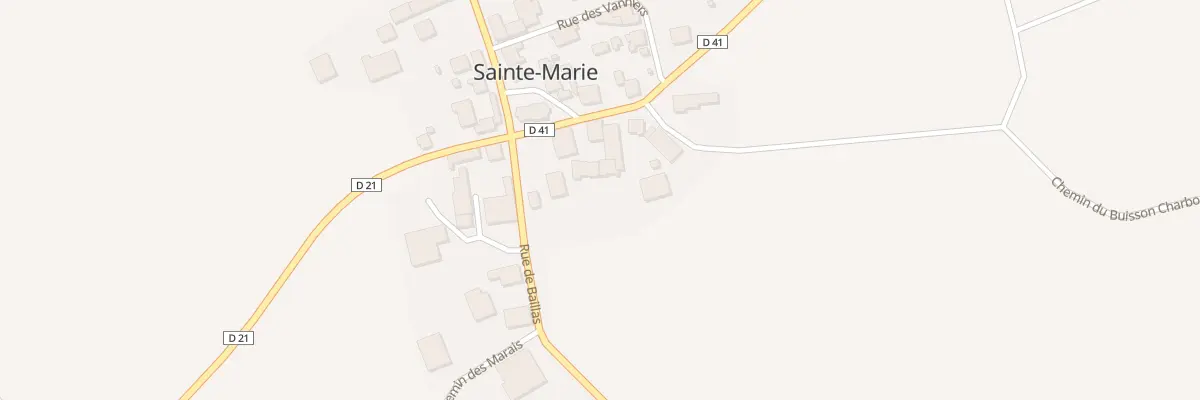 Plan du 2C Rue de l’Eglise à Sainte-Marie